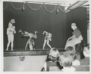 Performers in Christmas pageant