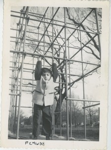 Paul Kahn at a playground