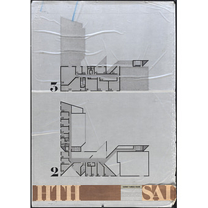 Harriet Tubman House architectural plan of second floor and third floor