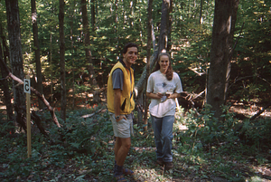 Hopkins Forest Fall Festival, 1999. 14. Student guides.