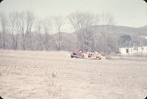 Rototiller Preparing Hybrid Poplar Planting GP-08-52 inSpring 1952.