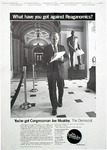 "What have you got against Reaganomics?" Campaign advertisement for John Joseph Moakley, 1982