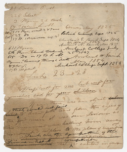 Edward Hitchcock unnumbered sermon, 1825 May
