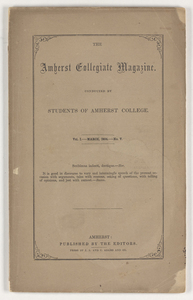 The Amherst collegiate magazine, 1854 March