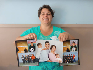 Marcia Previatti at the Stoughton Mass. Memories Road Show