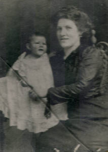 Fanny Yanovsky Blatt, mother, and Sydney Blatt, brother