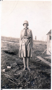 Ruth Rhodes in Girl Scout uniform
