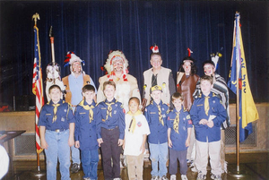 Bobcat ceremony--Cub Scout Pack 540--Robin Hood School 2000