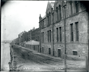 Looking east along Back Street from Massachusetts Avenue