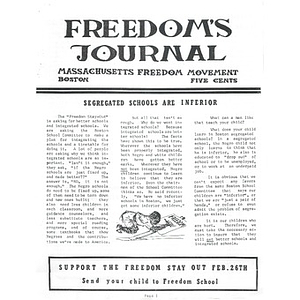 Freedom's Journal.