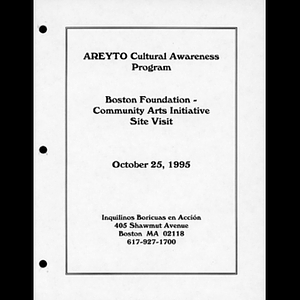 Areyto cultural awareness program
