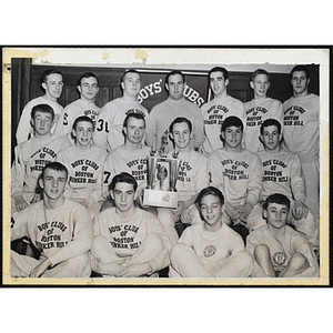 "Bunker Hill Swim Team - Win N.E Boys' Title April 5, 1964"