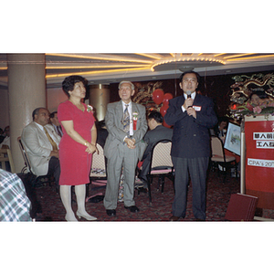 Speaker at the Chinese Progressive Association's 20th Anniversary and the Workers' Center's 10th Anniversary celebration