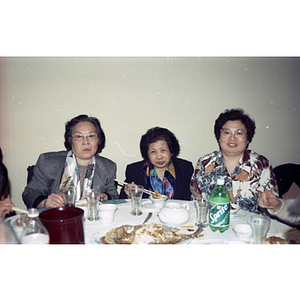 Guests at a Chinese Progressive Association celebration of the Chinese New Year