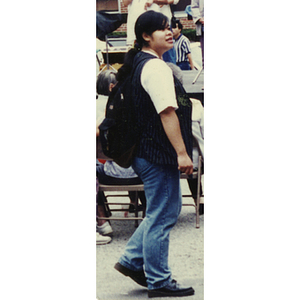 Woman attending Recreation Day fair