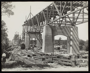 Construction of the Bourne Bridge