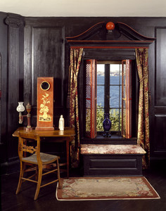View of Octagon Room showing camera obscura and window, Beauport, Sleeper-McCann House, Gloucester, Mass.