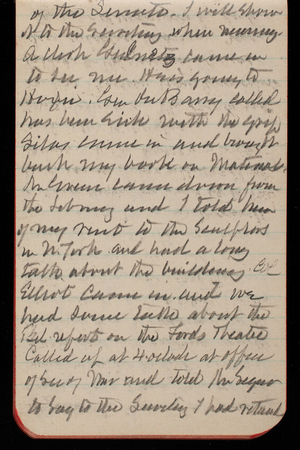 Thomas Lincoln Casey Notebook, November 1893-February 1894, 32, of the Senate. I will show