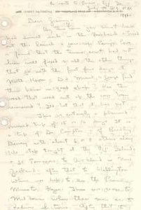 Letter from Leverett Saltonstall to Eleanor Brooks Saltonstall, 7 July 1946