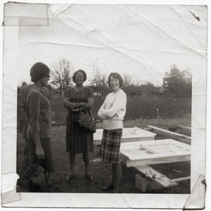 Marjorie Merrill and two middle-aged African American women