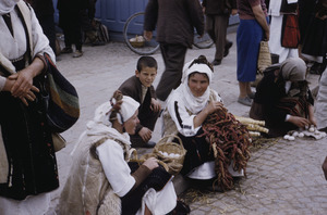 Women at Skopje market