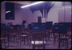 Music room in Old Chapel, UMass Amherst