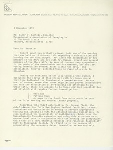 Letter from Charles G. Hilgenhurst to Elmer C. Bartels