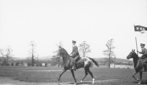 Military parade on Athletic Field