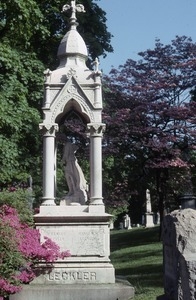 Green-Wood Cemetery (New York, N.Y.) gravestone: Leckler