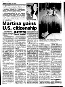 Martina Gains U.S. Citizenship