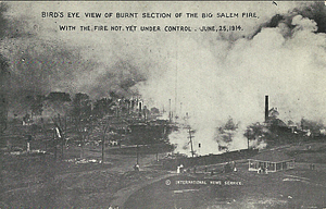 Salem Fire of 1914, Bird's Eye View