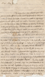 Letter from Hannah Winthrop to Mercy Otis Warren, 27 October 1774