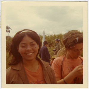 Lourdes Chateloin and Dulce, Cuban women who worked with Brigade #6