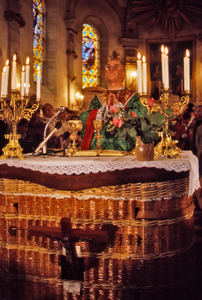 Priest celebrating mass