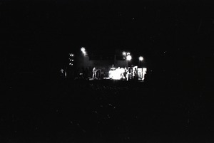 Hollywood Speedway Rock Festival: view of unidentified band on stage at night