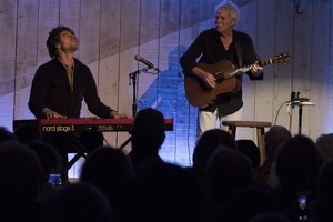 Tom Rush (guitar) and Matt Nakoa (keyboards) in concert at the Payomet Performing Arts Center