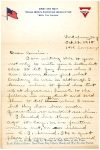 Letter from Gus Newman to Helen J. Kendrick