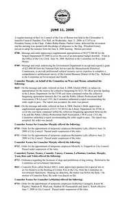 City Council meeting minutes