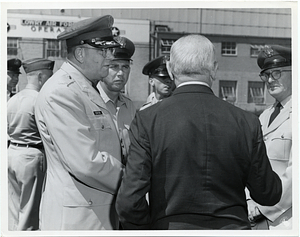 Mark Bortman with unidentified members of the U.S. Air Force