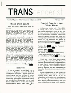 The Transgenderist (February, 1999)