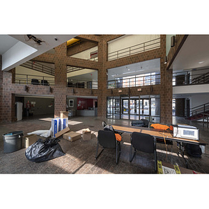 Harriet Tubman House atrium ground floor facing Columbus Avenue