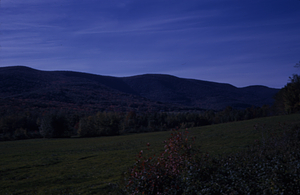 October Taconic Range Panorama #7 from Northwest Hill Road west from Mason's Farm.