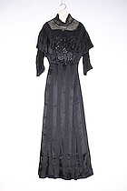 Woman's Black Silk Dress