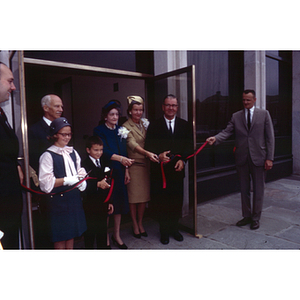 Ribbon Cutting, Speare Hall, 1964