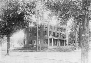 Lilley Eaton home, corner of Main and Salem Streets, circa 1912