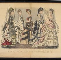 Godey's Fashions - February 1874