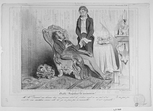 Diable ! Respectons les convenances ! Mr. Mr. Durand, un homme taré, un parvenu, dont la fortune vient on ne sait d’où…… Je ne puis pas accepter une invitation comme cella là, je ne puis pas m’encanailler…… C’est impossible !