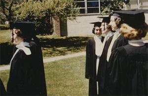 1961 Graduates at the Commencement.