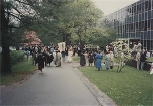 Graduates and Their Families at Wheaton College.