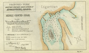 Proposed Work, Martha's Vineyard Inner Harbor at Edgartown, Mass.: Middle Ground Shoal
